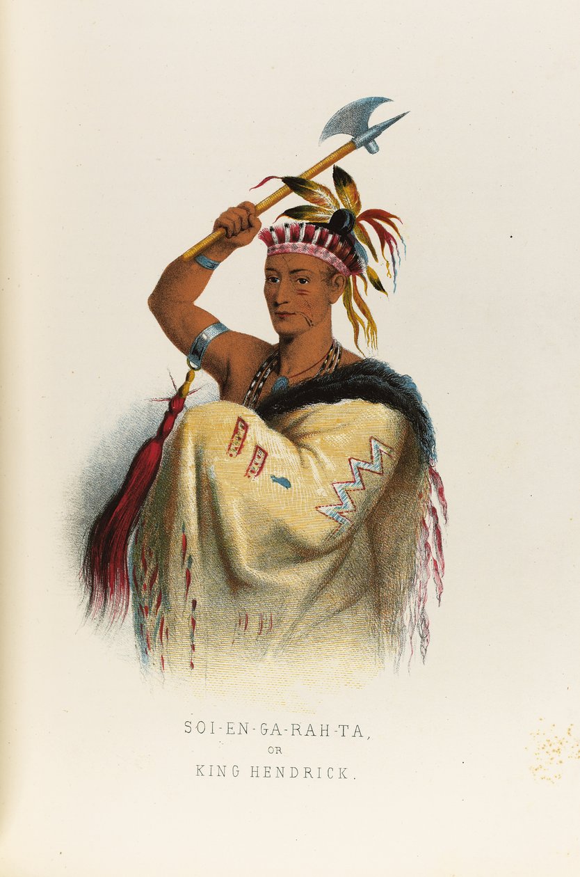 Soi-En-Ga-Rah-Ta or King Hendrick by Captain Seth Eastman