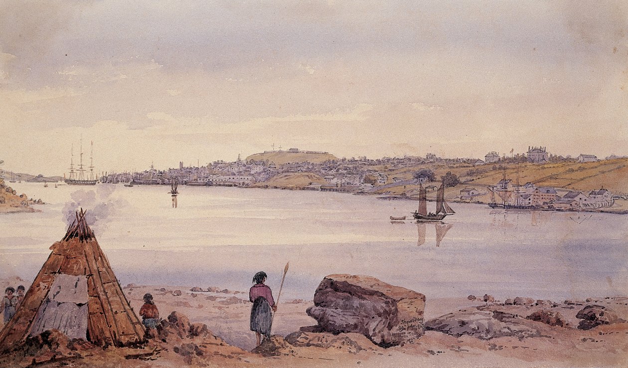 View in Nova Scotia by Captain Seymour