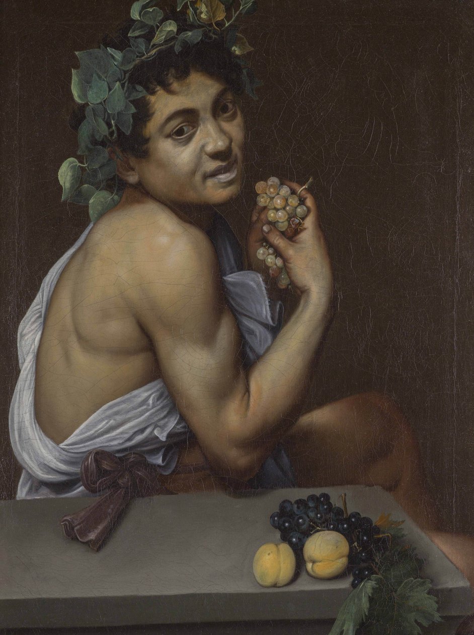Self-Portrait as Bacchus by Caravaggio