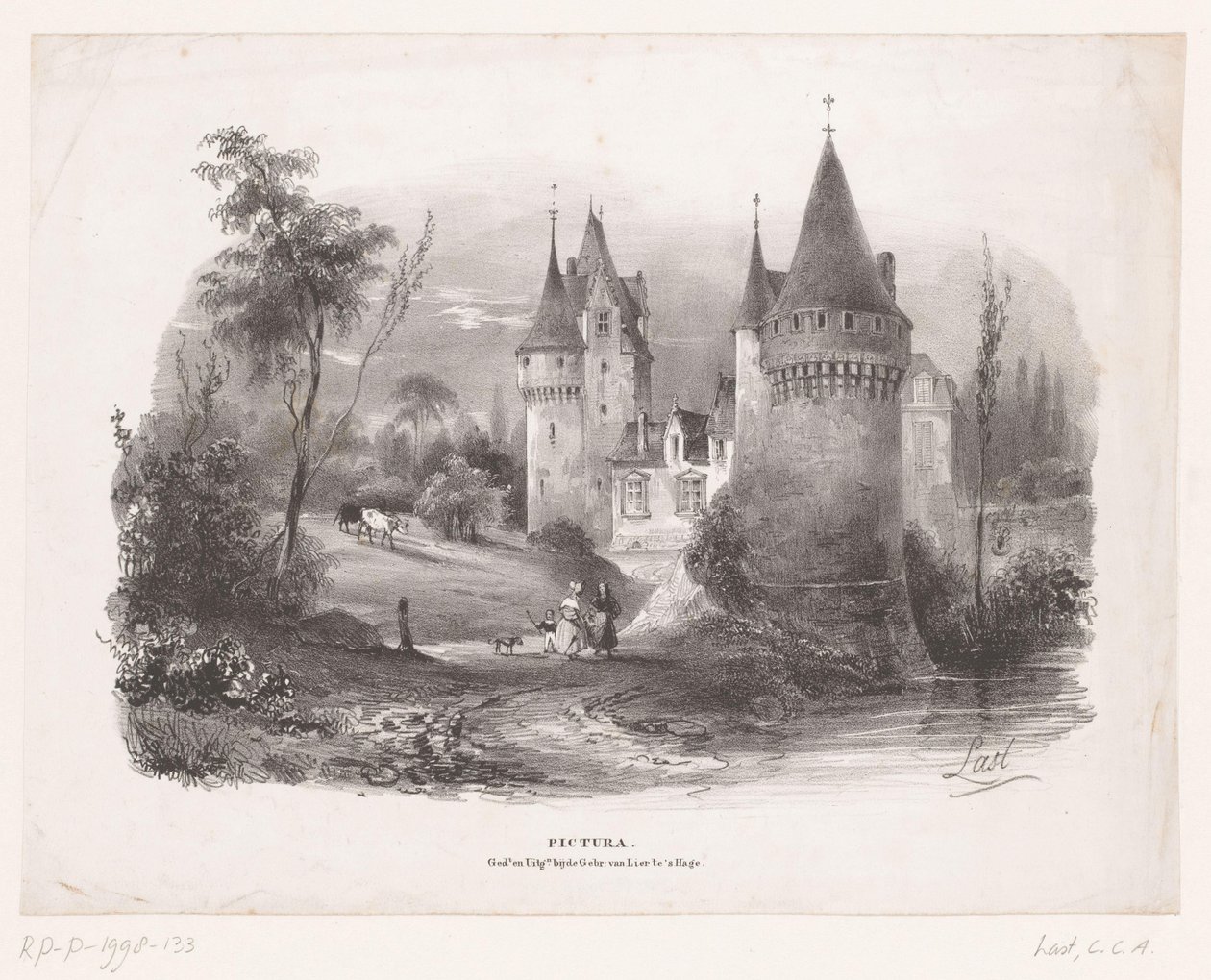 Castle by Carel Christiaan Antony Last
