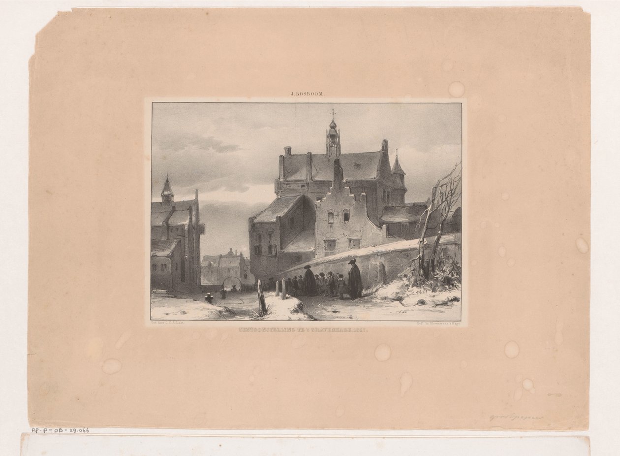 Winter Scene by Carel Christiaan Antony Last