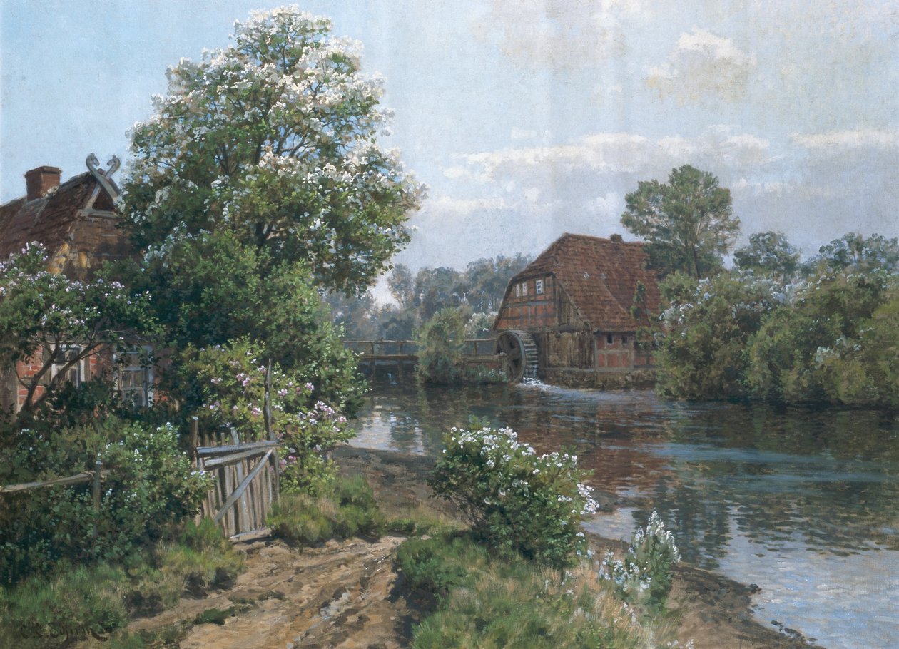 Autumn Landscape by Carl Christian Schirm