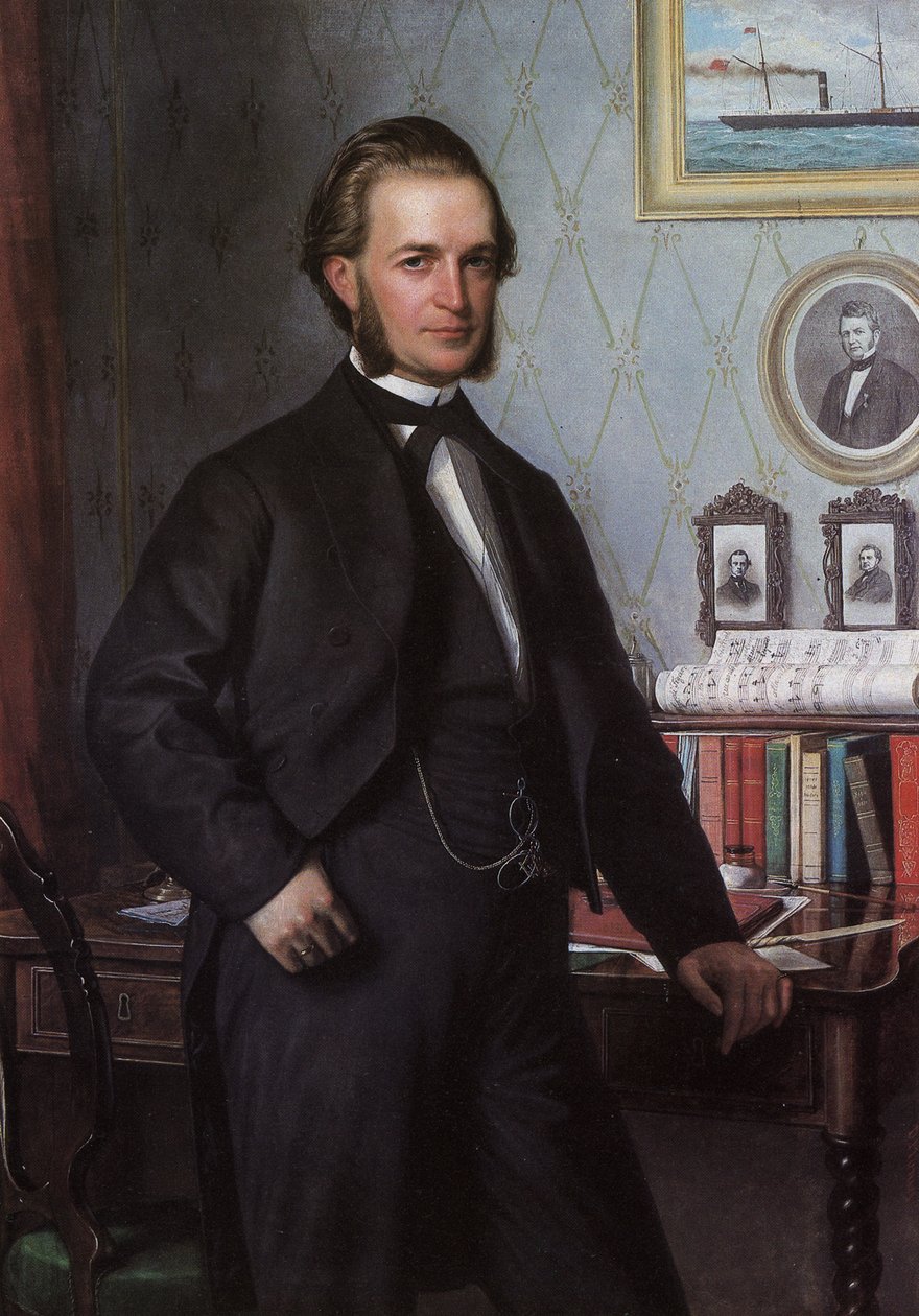 Portrait of Johan Hansen by Carl Heinrich Bloch