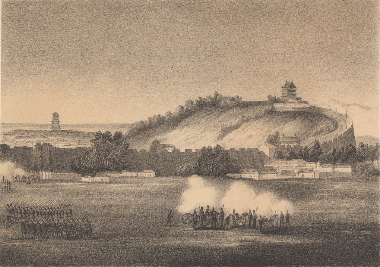 Bombardment of Canton 1857 by Carl Lancedelli