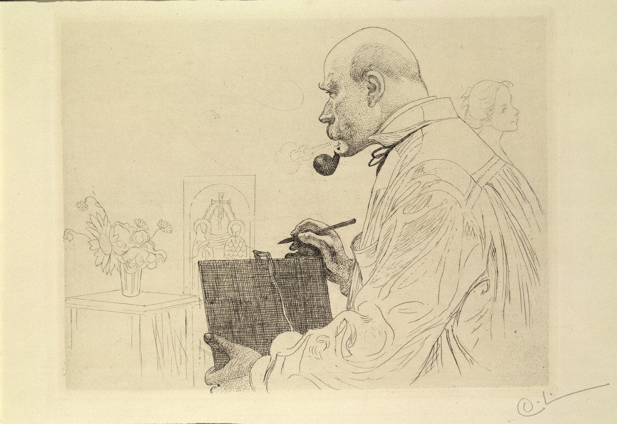 Self-Portrait by Carl Larsson