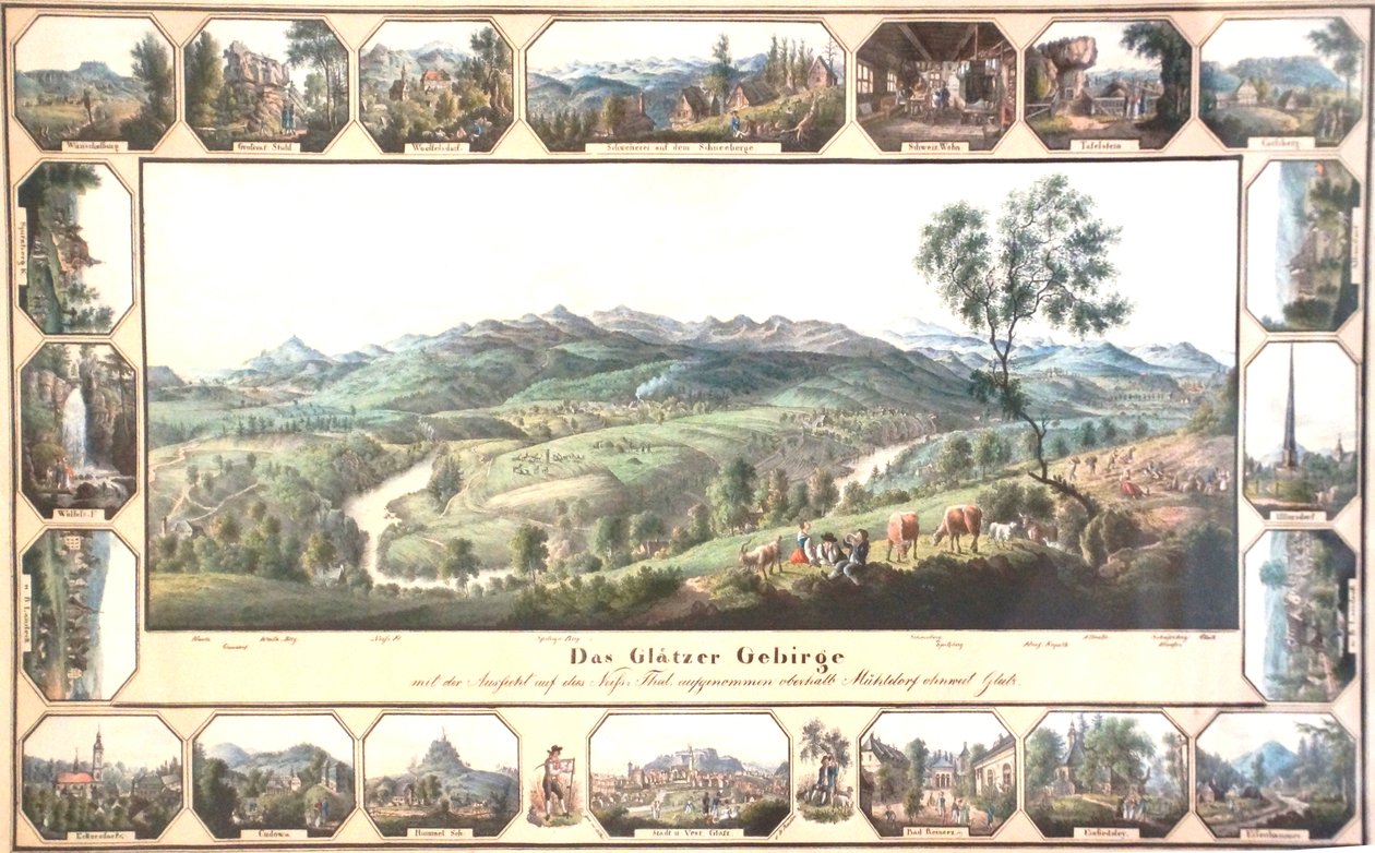 The Glatzer Mountains with 20 Small Views by Carl Mattis