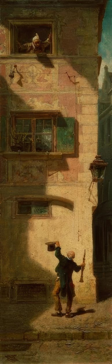 The Beggar Musician by Carl Spitzweg