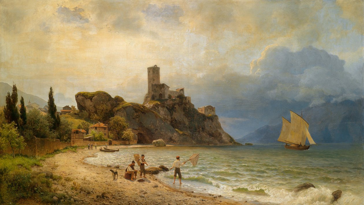 In the Bay of Malcesine by Carl von der Hellen