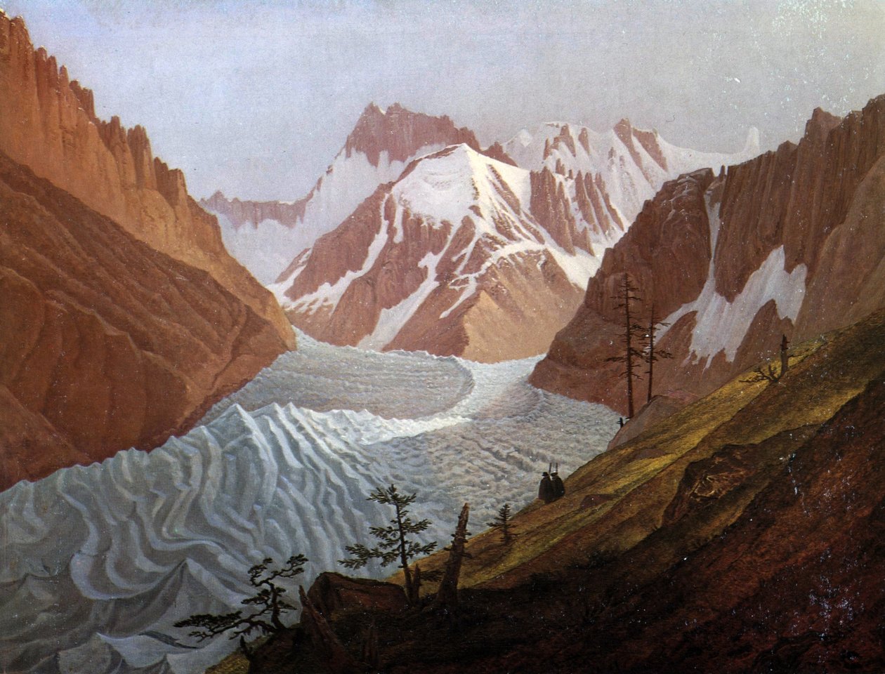 The Ice Sea near Chamonix by Carl Gustav Carus