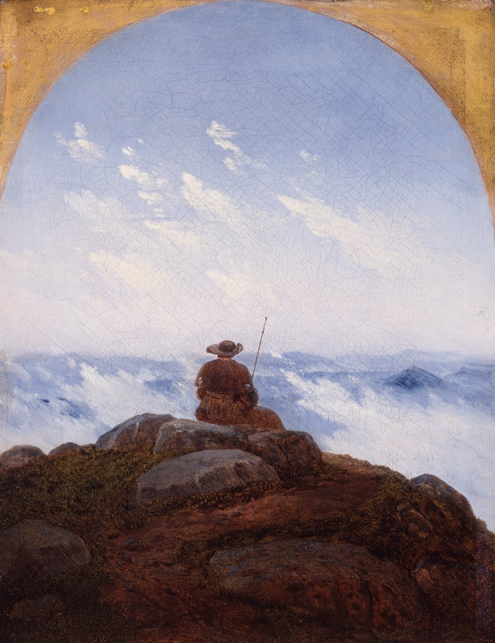 Wanderer on the Mountaintop by Carl Gustav Carus