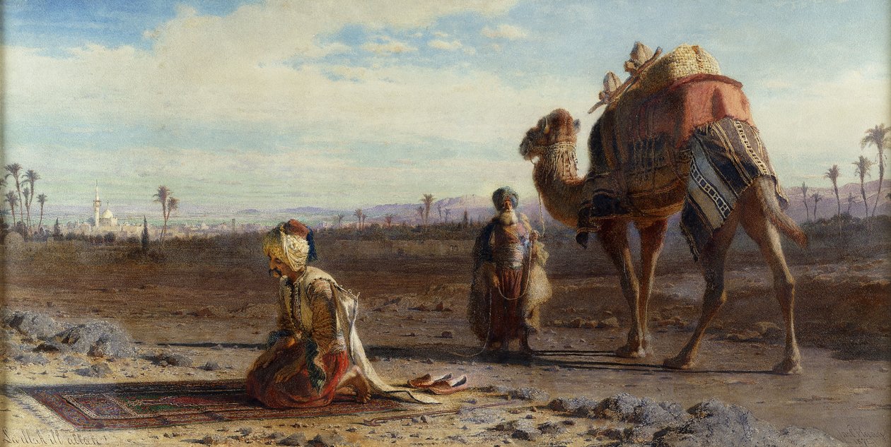There is no god but Allah, 1875 by Carl Haag