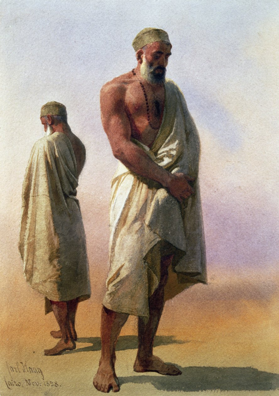 Two Dervishes by Carl Haag