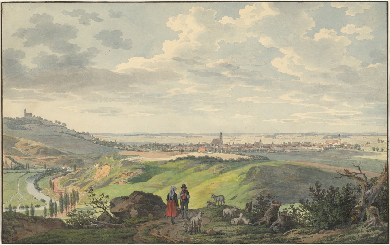 The City of Arnberg in the Oberpfalz by Carl Heinzmann