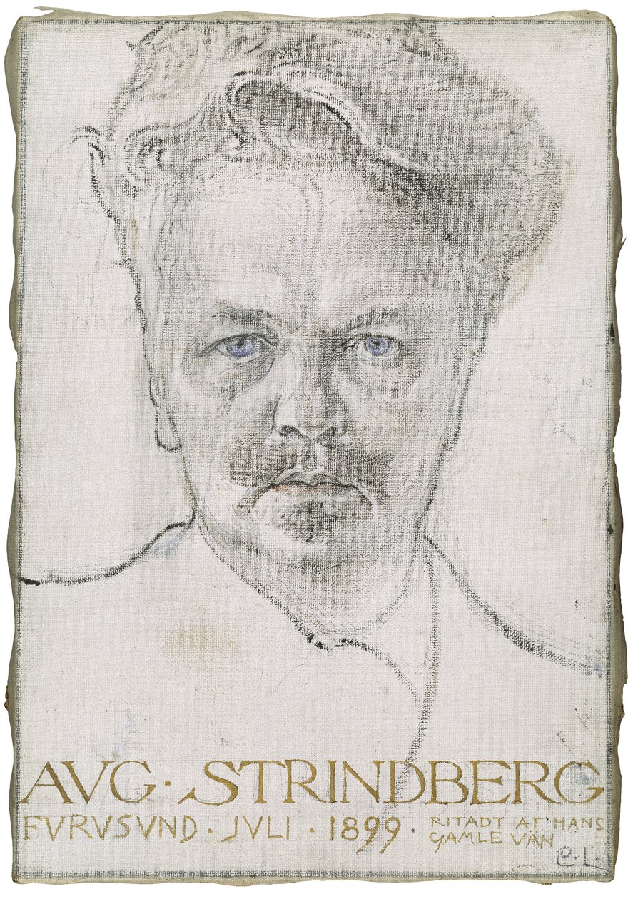 August Strindberg by Carl Larsson