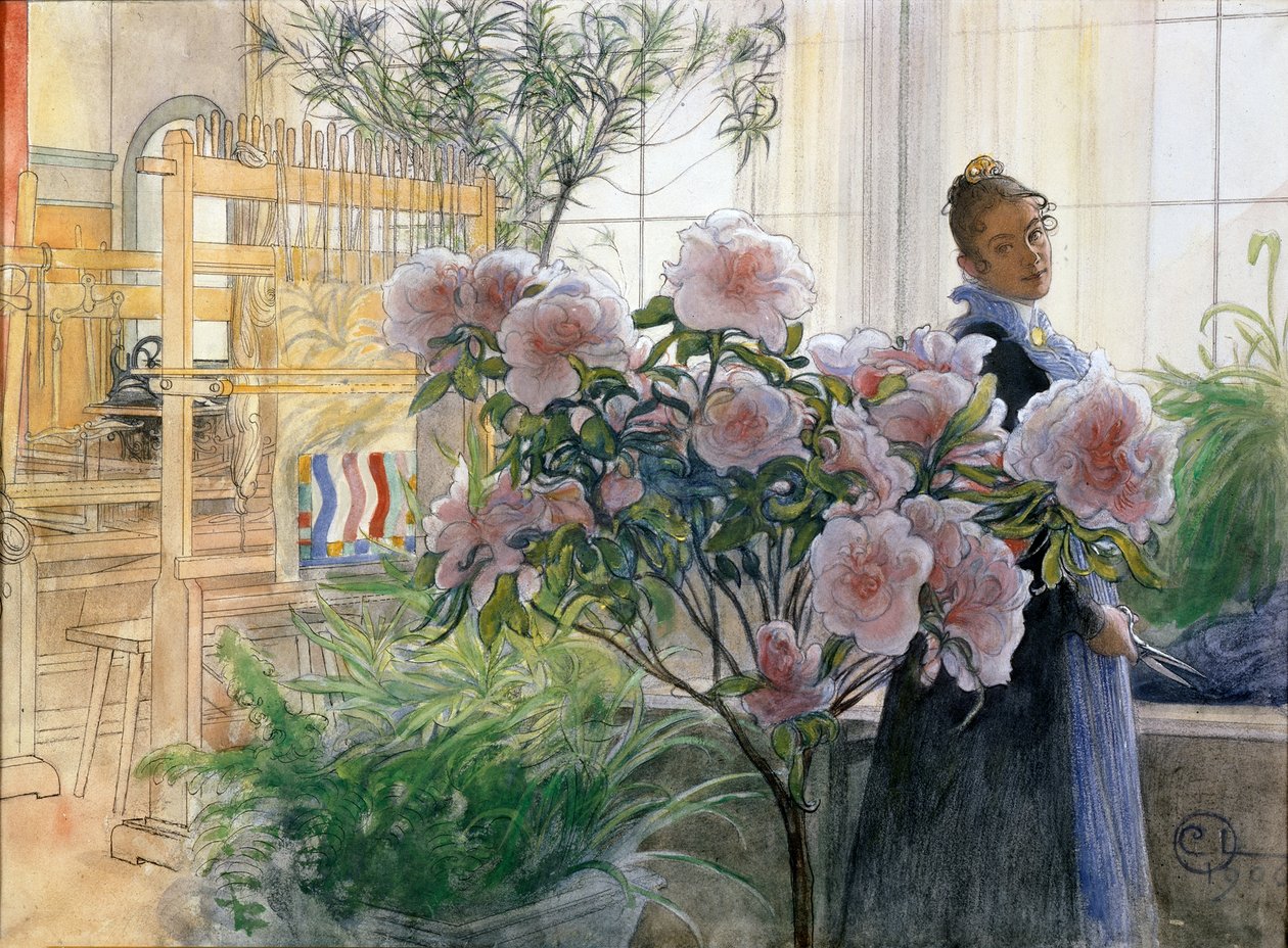 Azalea by Carl Larsson