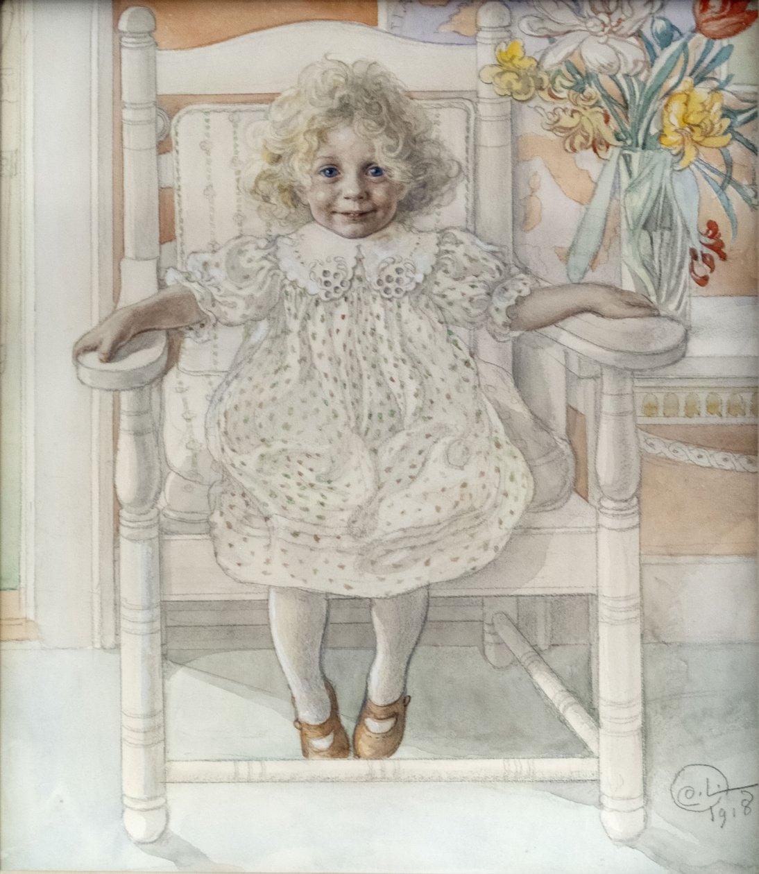 Portrait of Inga-Maria Thiel by Carl Larsson