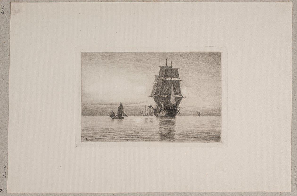 Quiet Evening in the North Sea by Carl Locher
