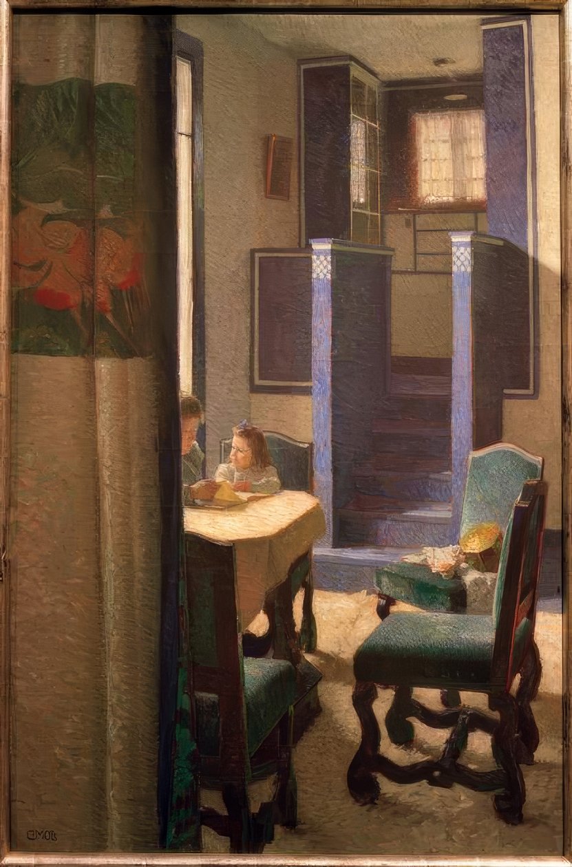 Salon in the House on the Hohe Warte by Carl Moll