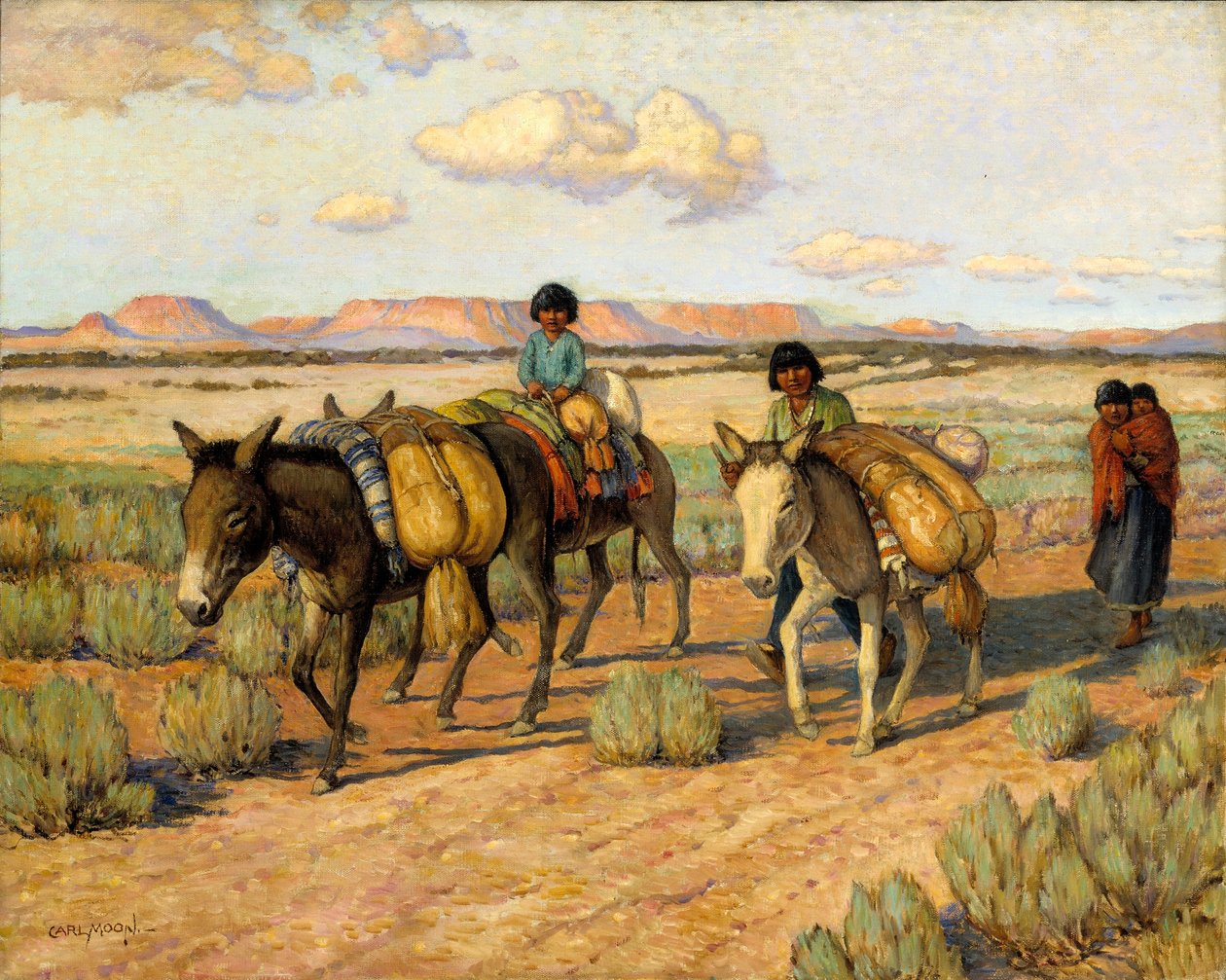 Going Home with the Harvest by Carl Moon