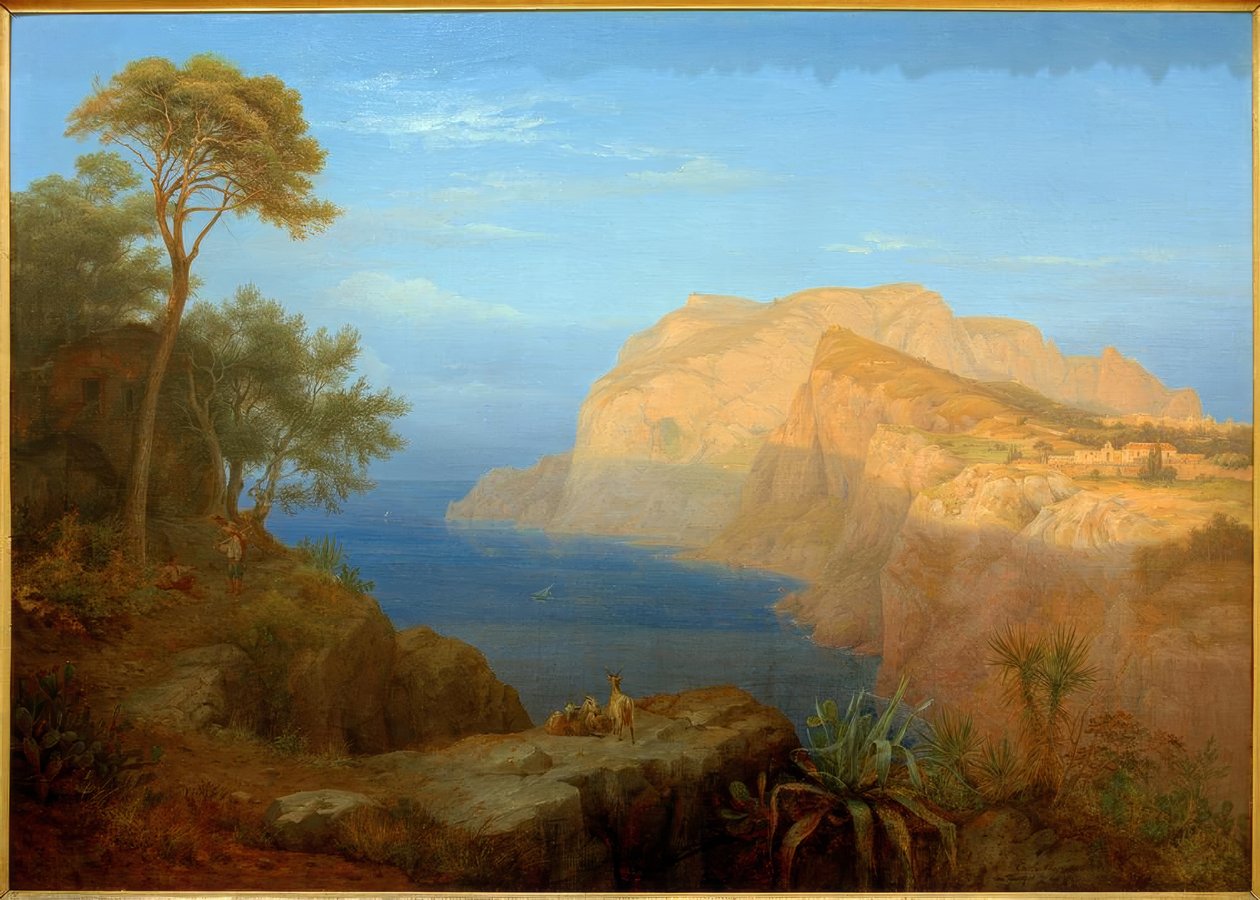 Capri at Sunrise by Carl Morgenstern