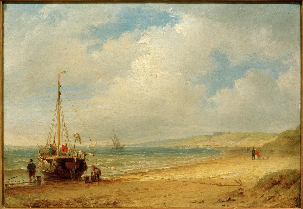 Carl Morgenstern, Coastal Landscape near Scheveningen by Carl Morgenstern