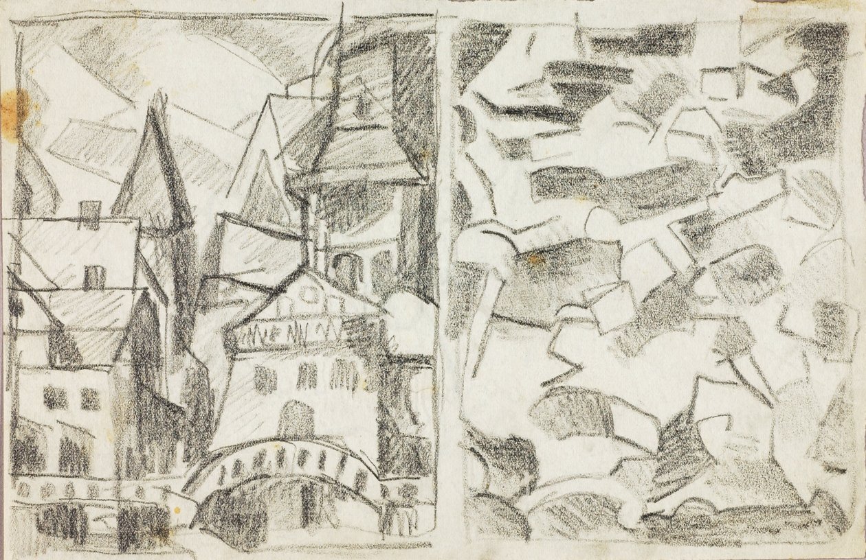 City Scene--Abstract by Carl Newman