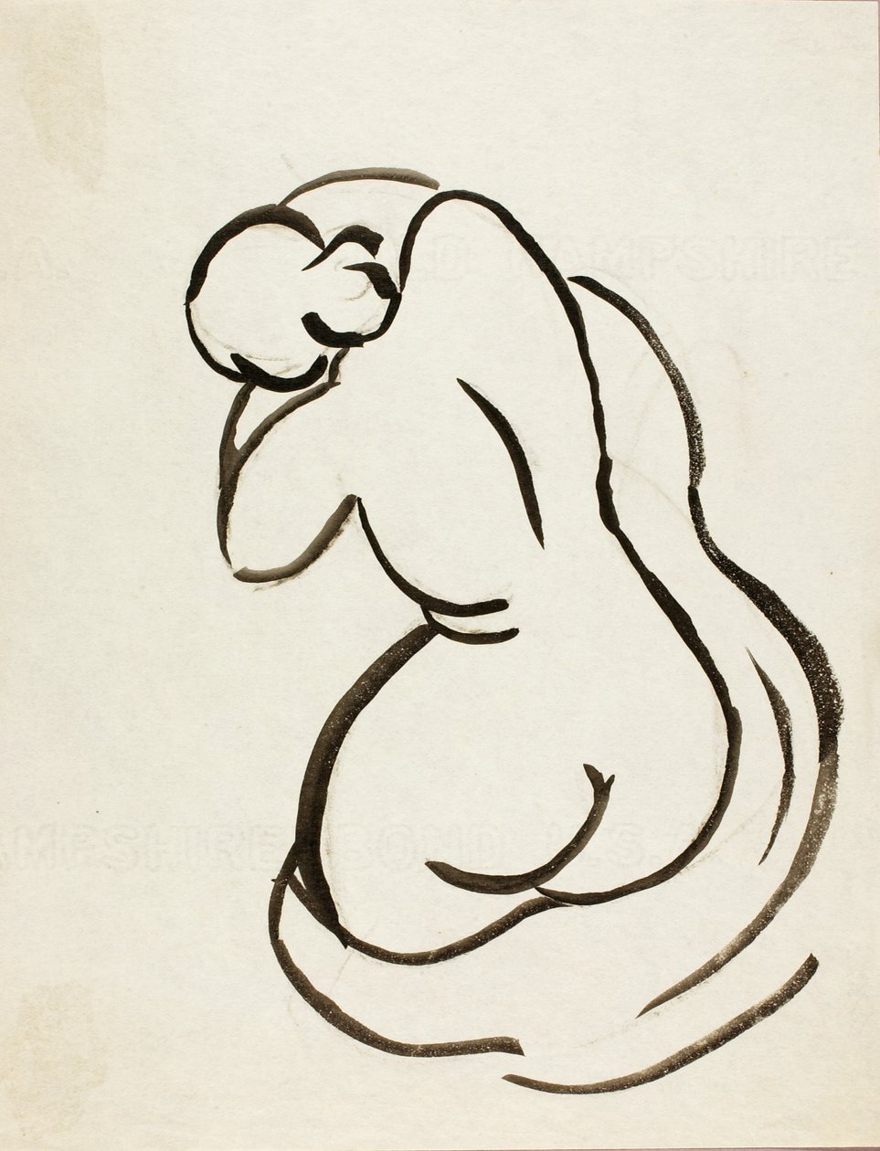 Female Nude by Carl Newman