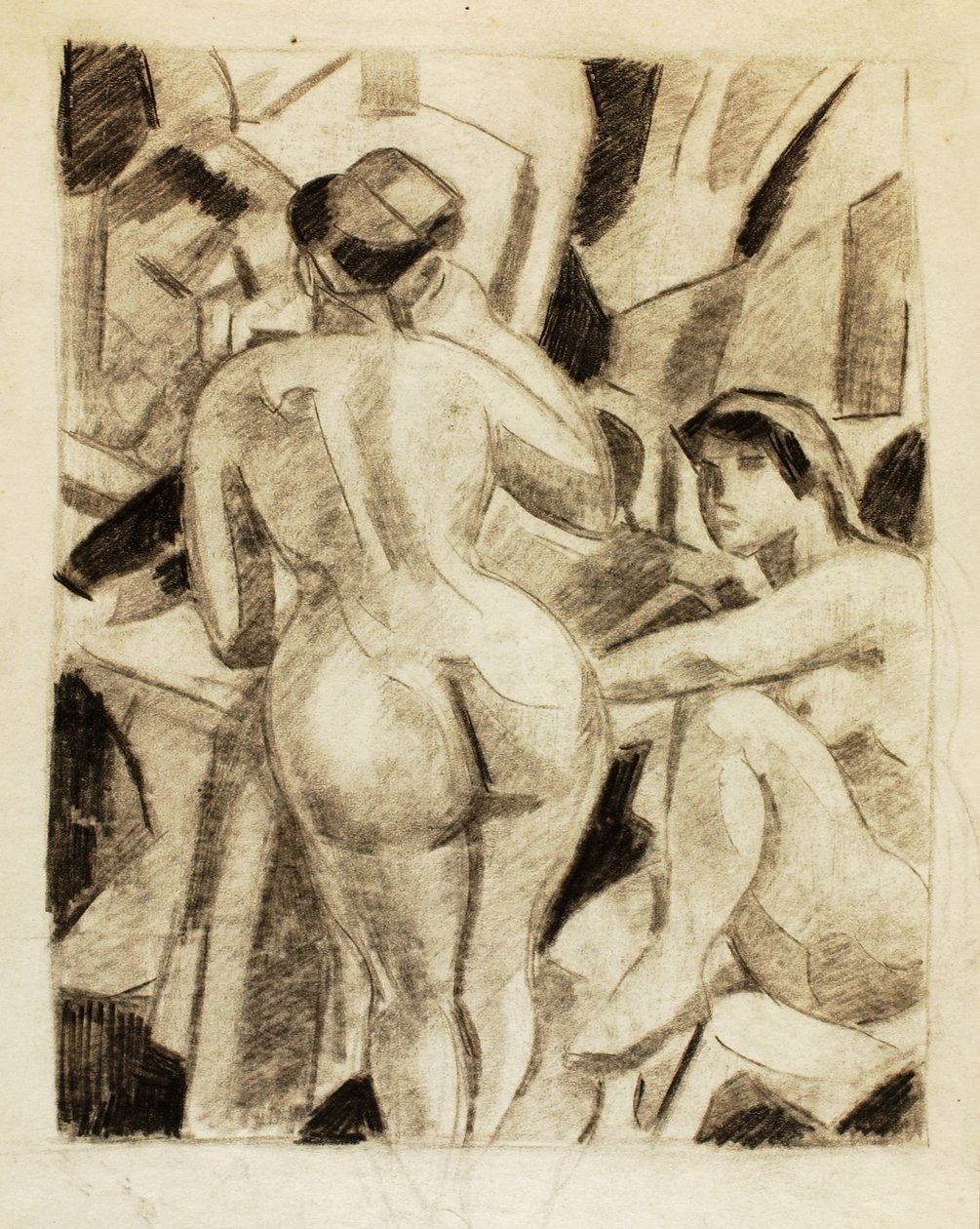 Group of Female Nudes by Carl Newman