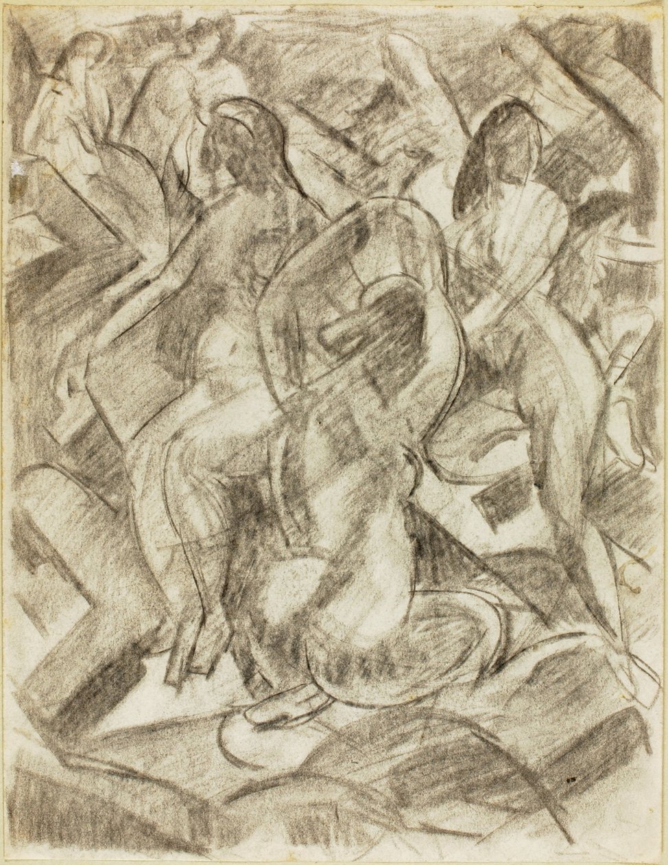 Group of Female Nudes by Carl Newman