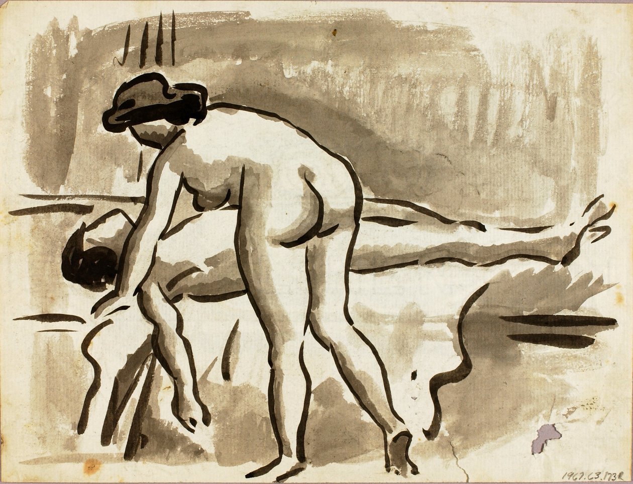 Male and Female Nude by Carl Newman