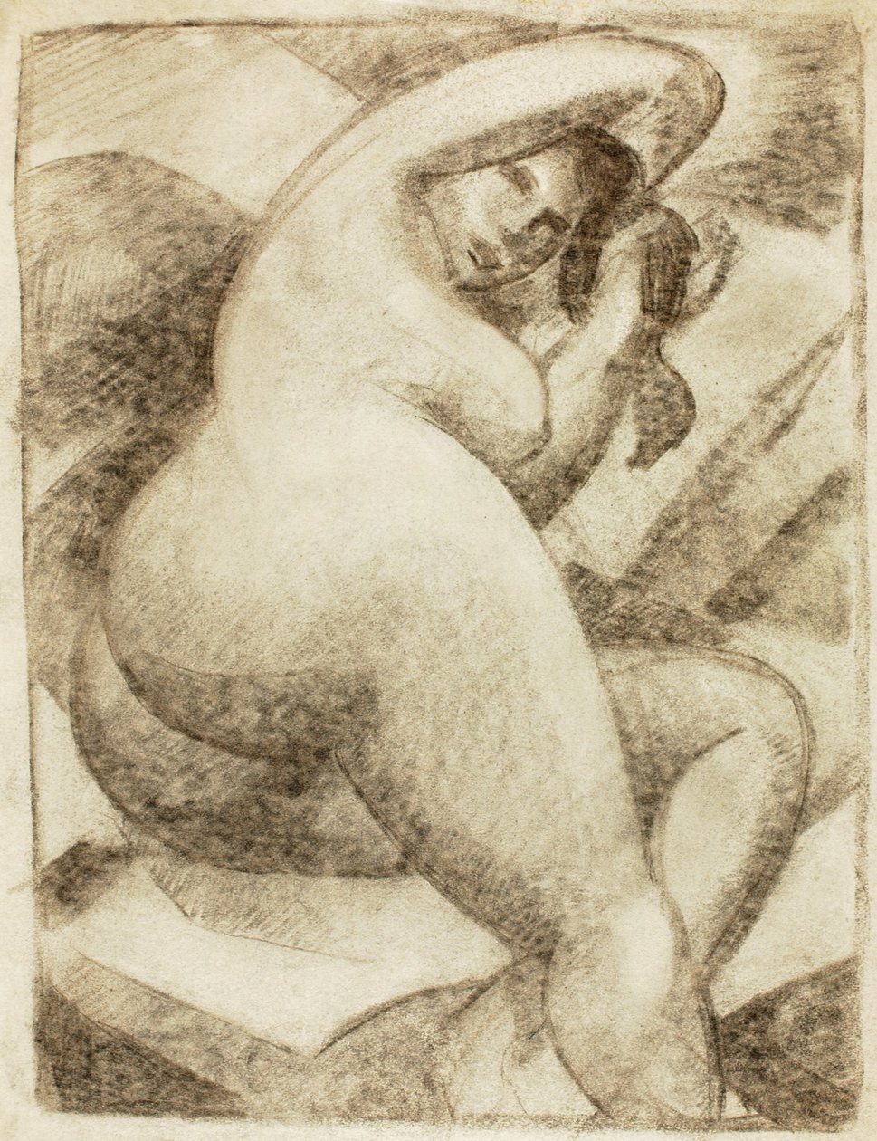 Reclining Female Nude by Carl Newman