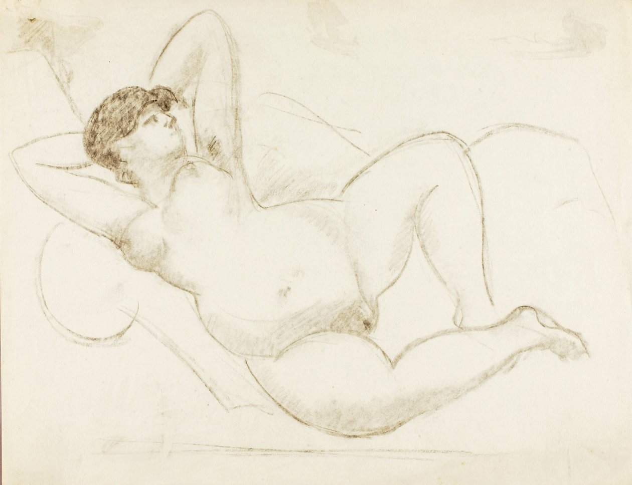 Reclining Female Nude by Carl Newman