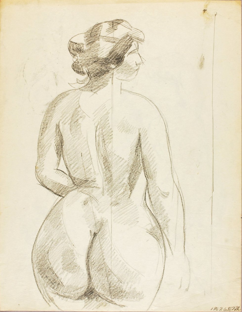Standing Female Nude by Carl Newman