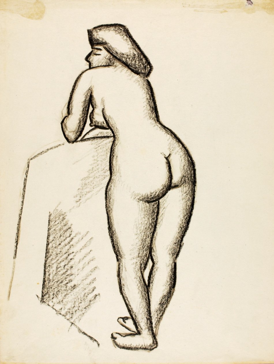 Standing Female Nude by Carl Newman