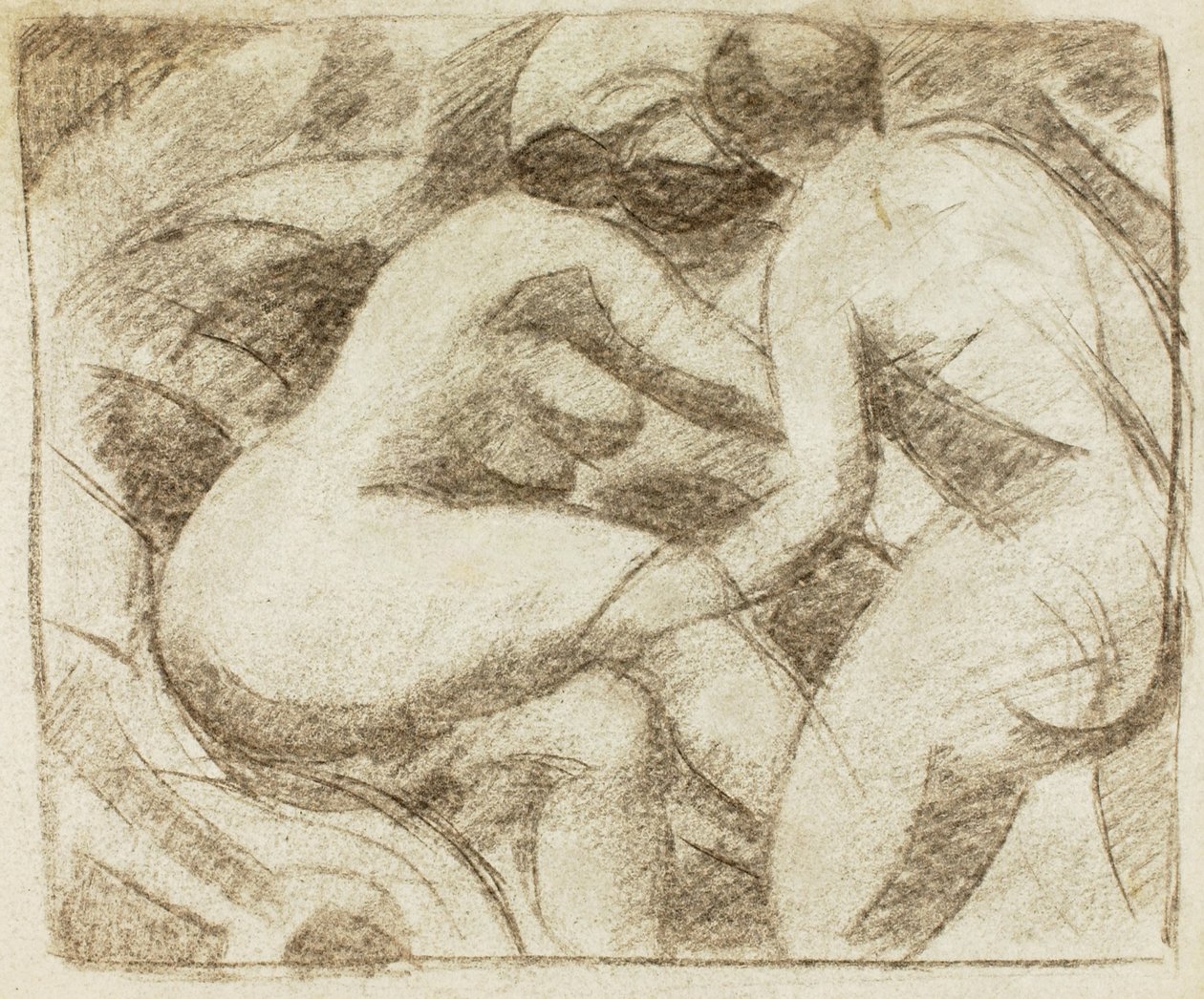 Two Nudes by Carl Newman