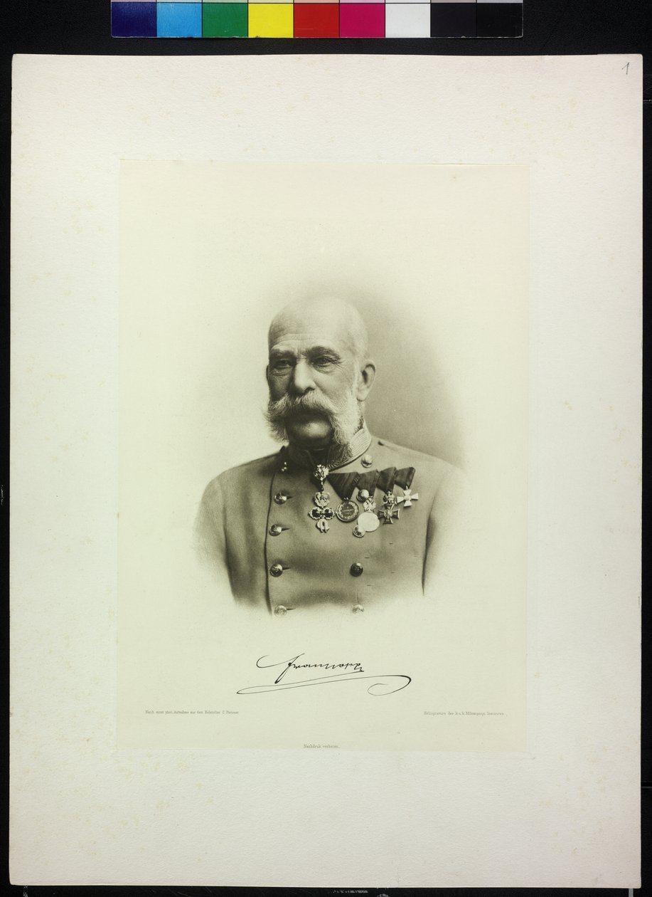 Emperor of Austria Franz Joseph I by Carl Pietzner