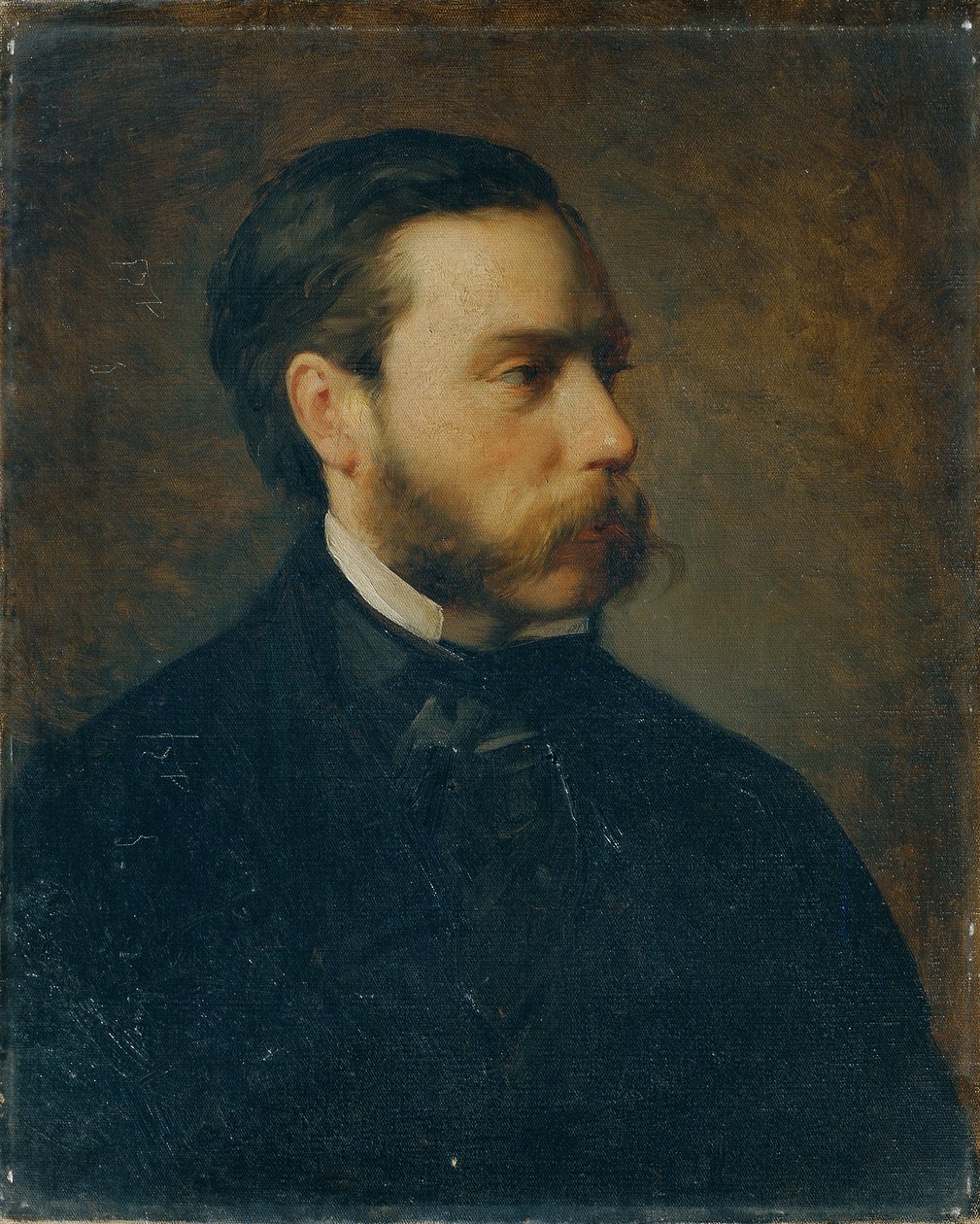 The Art Dealer Georg Plach by Carl Rahl