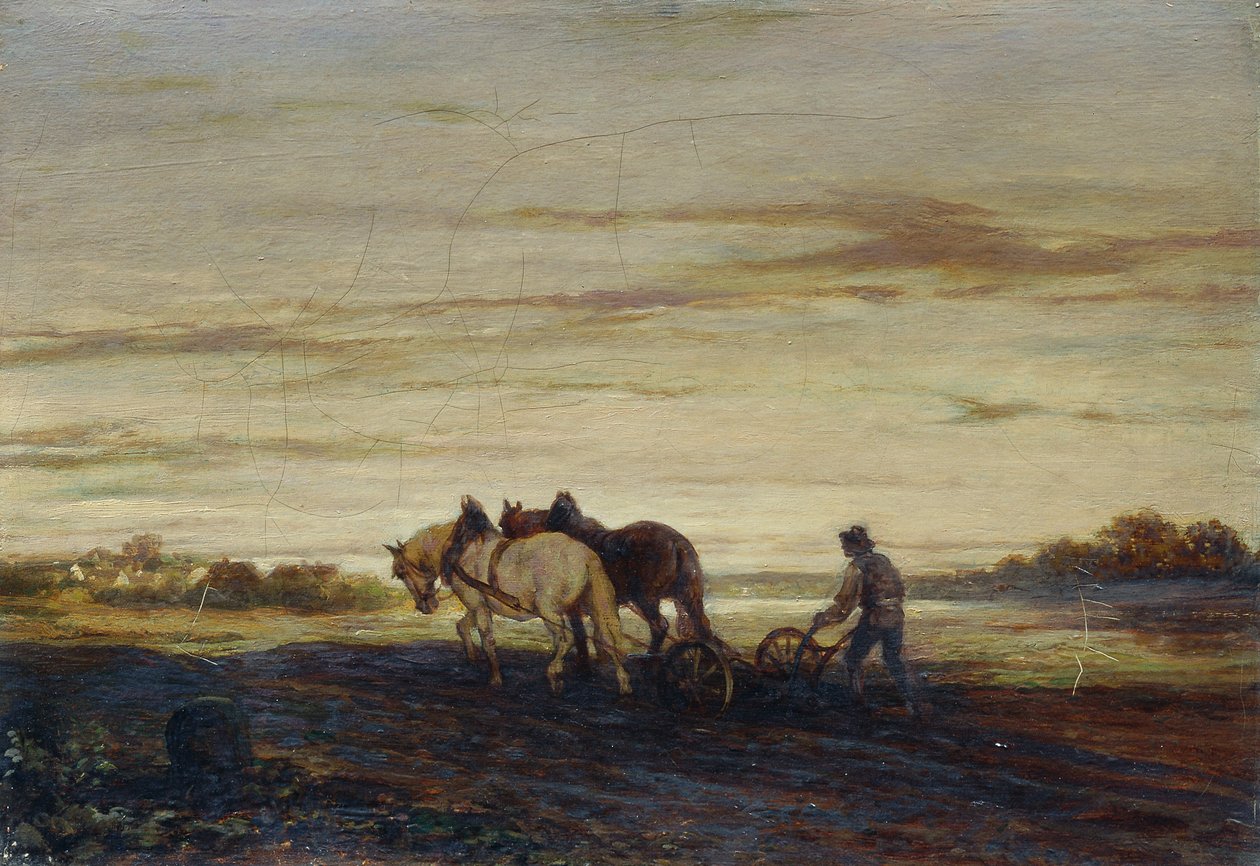 The Ploughman by Carl Schweninger d. Ä.