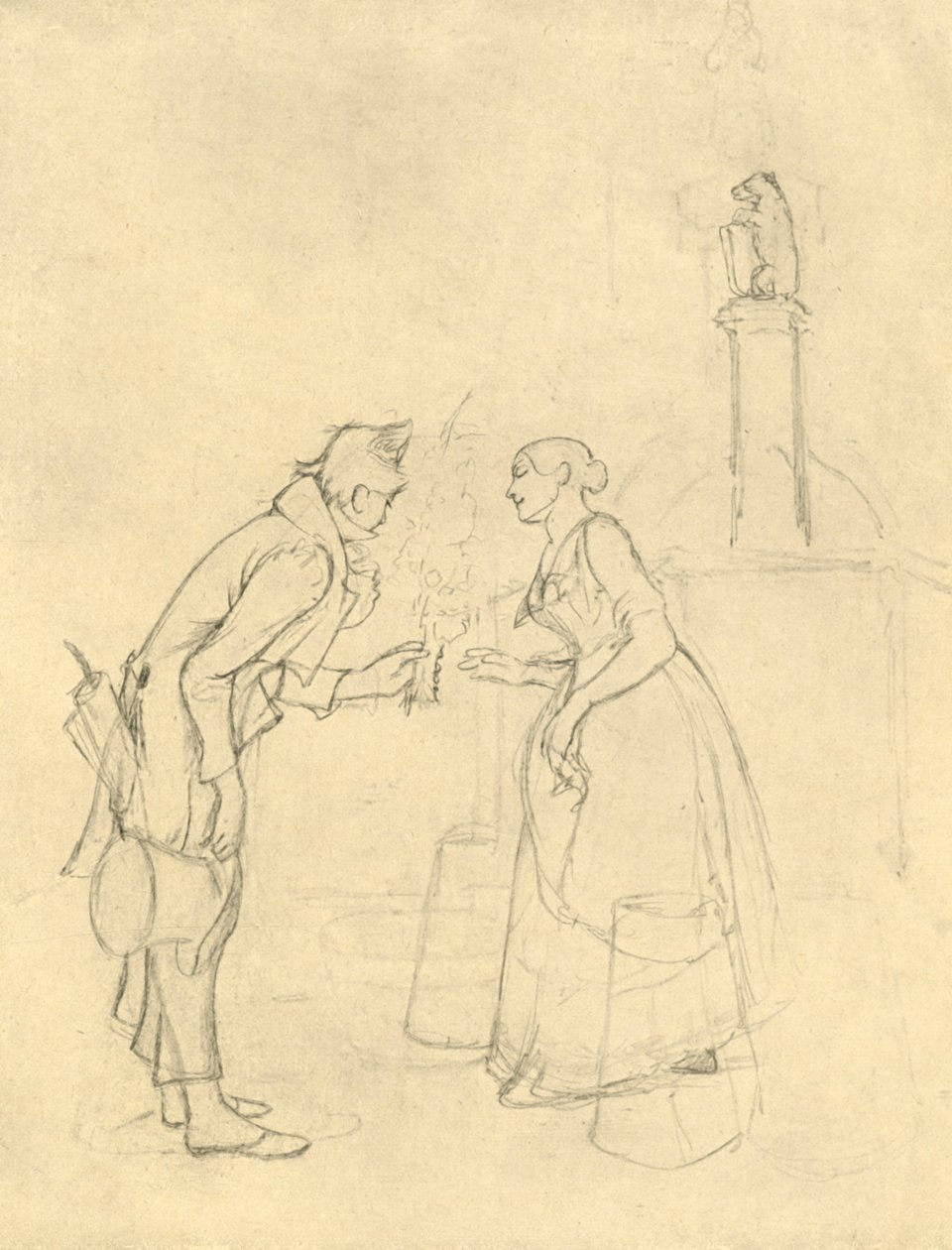 The Shy Suitor by Carl Spitzweg