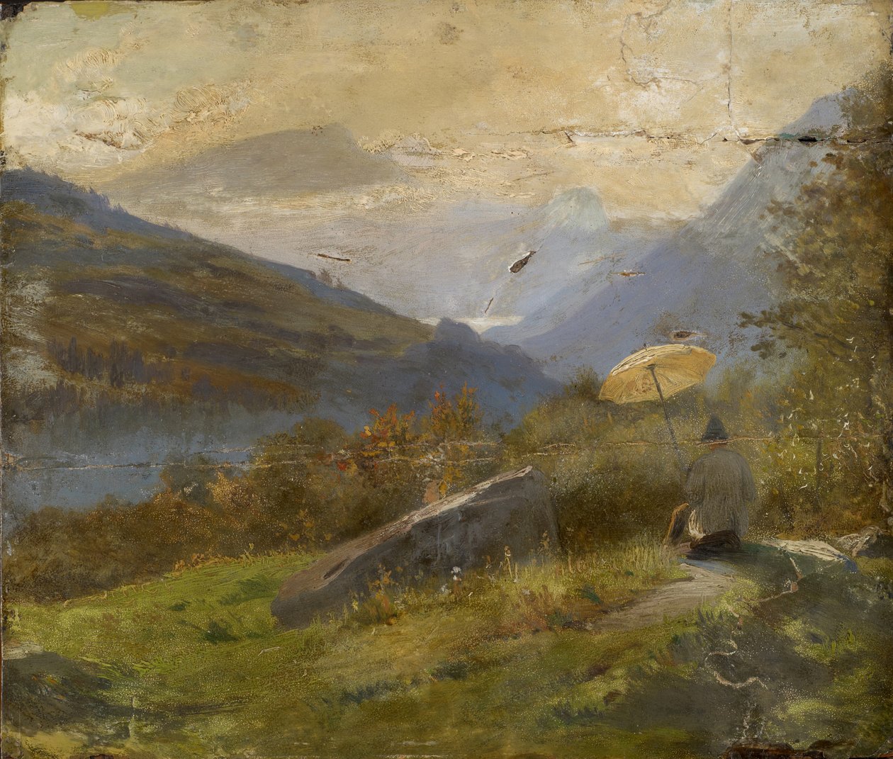 The Painter, c.1860 by Carl Spitzweg