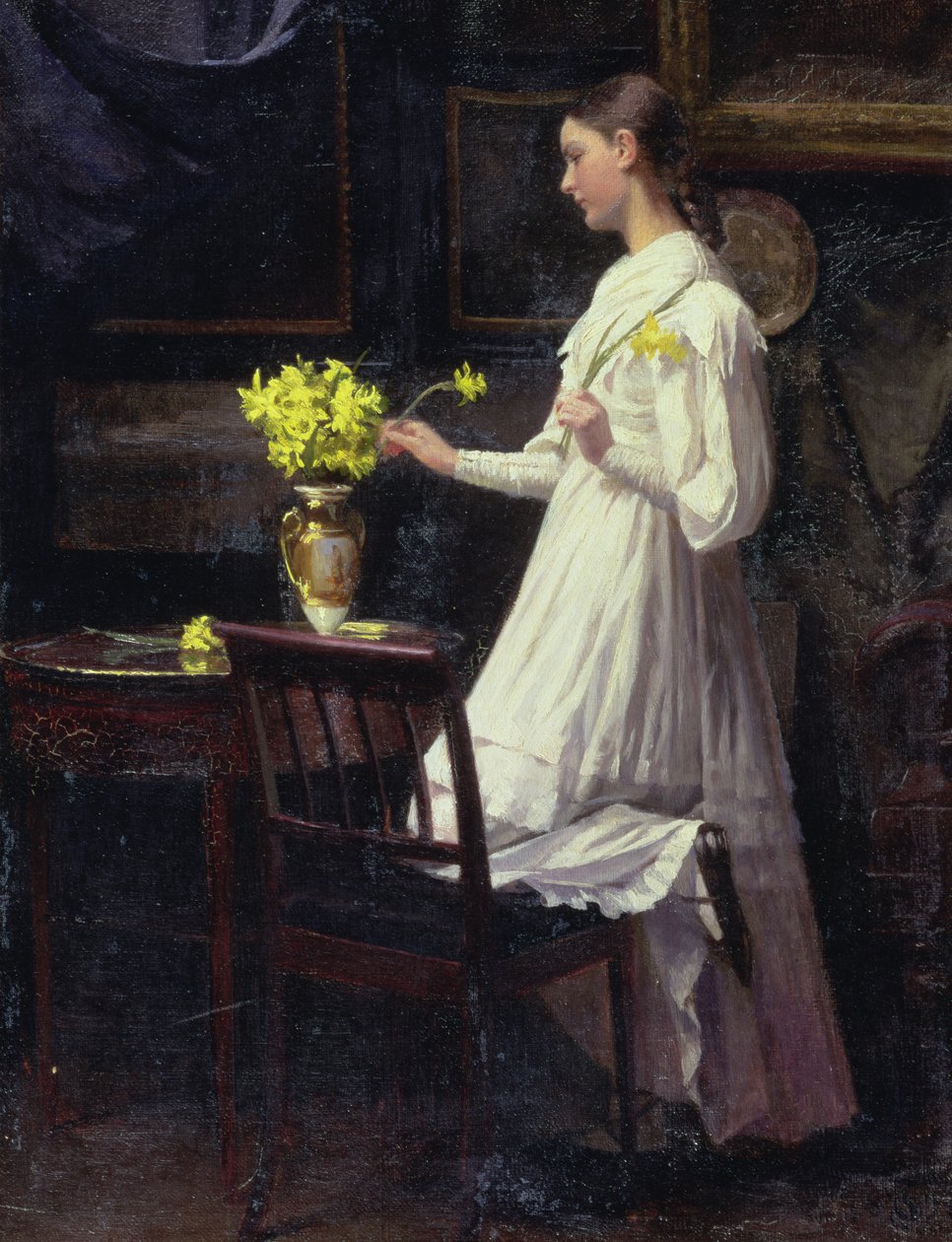 Arranging Daffodils by Carl Thomsen