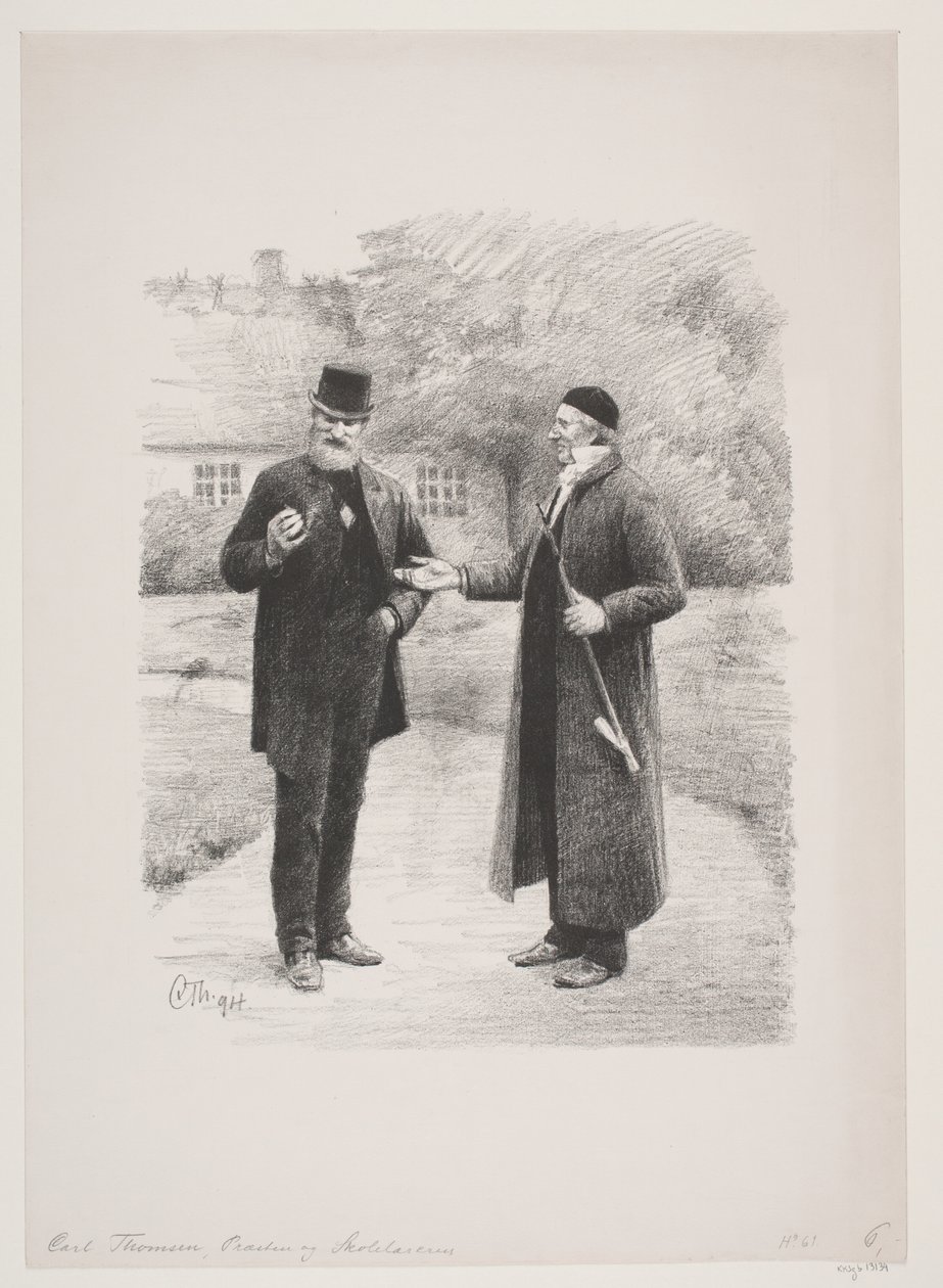 The Priest and the Schoolteacher by Carl Thomsen