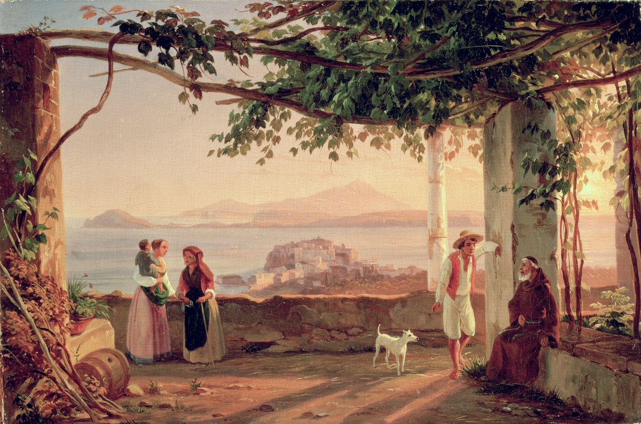 Pozzuoli by Carl Wilhelm Goetzloff