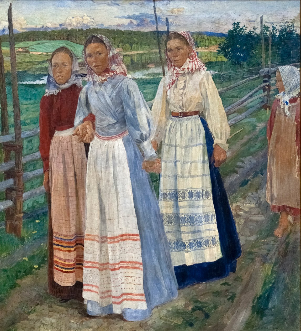 Saturday Evening by Carl Wilhelm Wilhelmson