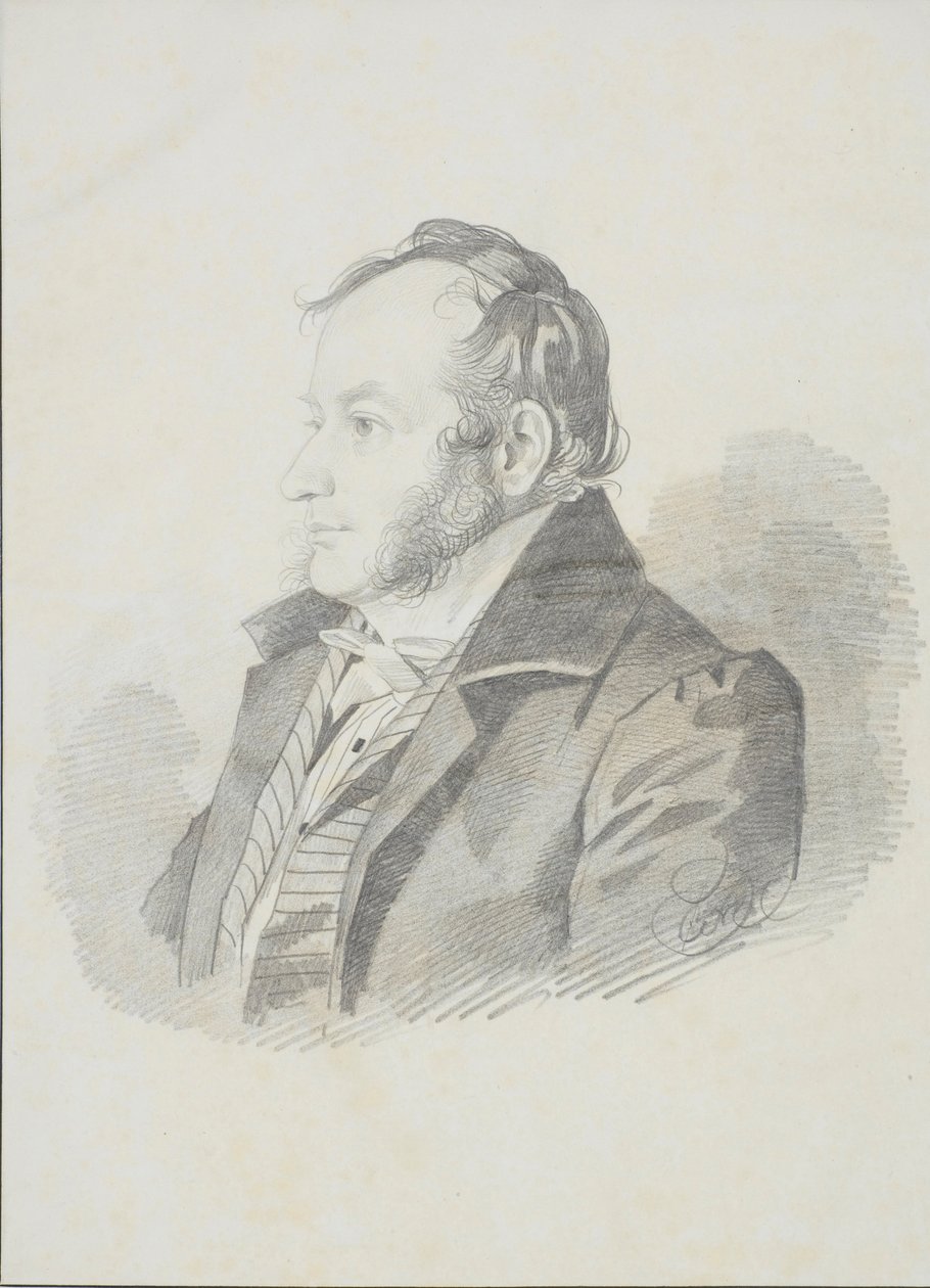 Portrait of E.E. Jungcurt by Carl von Hampeln