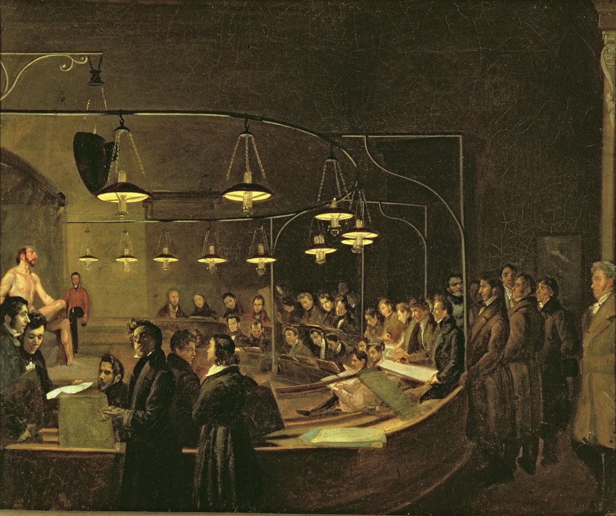 The Anatomy Lesson by Carle Felice Biscaria