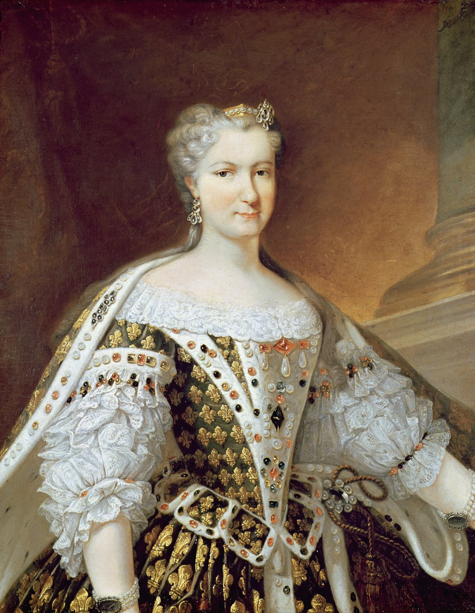 Portrait of Maria Leszczynska, Queen of France and Navarre by Carle van Loo