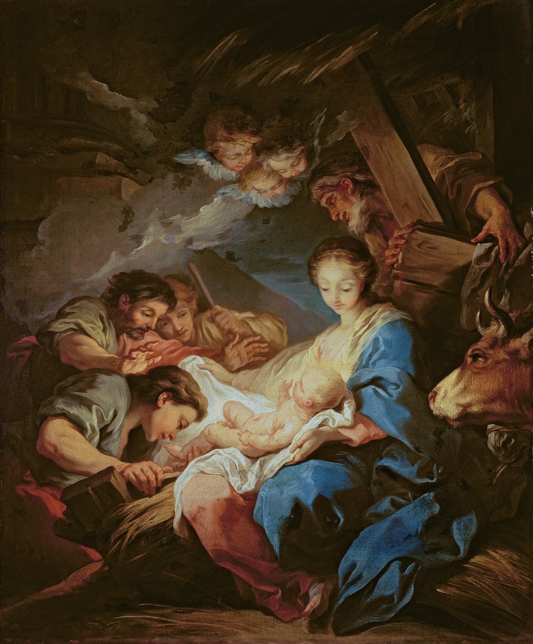 The Adoration of the Shepherds by Carle van Loo