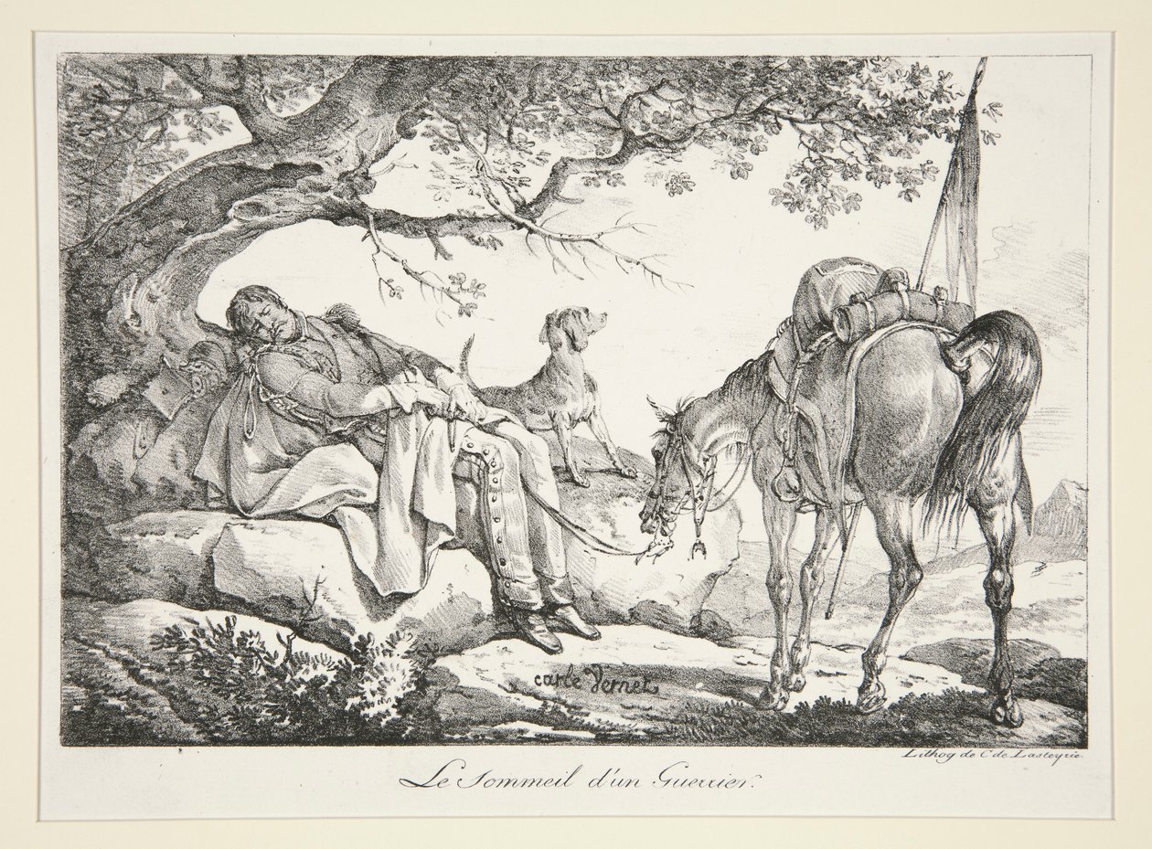 The Sleep of... by Carle Vernet