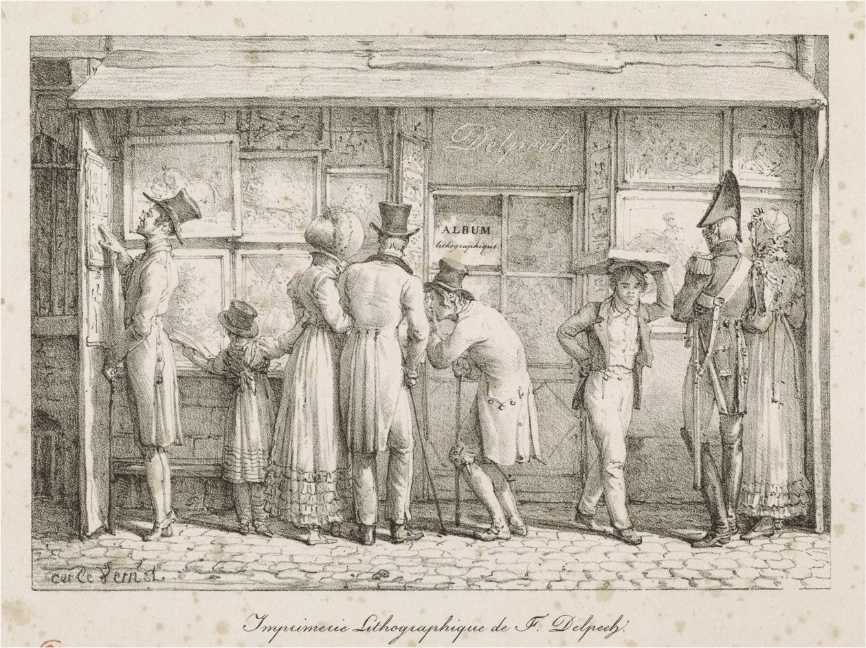 Lithographic Printing House of F. Delpech by Carle Vernet